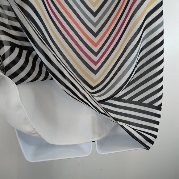 Cabi 5043 Linea Chevron Striped Multicolor Cami Top Size M - Picture 10 of 12